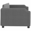 vidaXL Tagesbett Dunkelgrau 90x200 cm Stoff