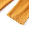 Kinder-Langarmshirt Dunkles Ocker 140