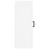 vidaXL Wandschrank Wei&szlig; 34,5x34x90 cm Holzwerkstoff