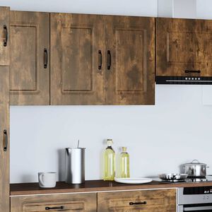 vidaXL K&uuml;chen-H&auml;ngeschrank Kalmar R&auml;uchereiche Holzwerkstoff