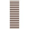 vidaXL Doppelrollo Braun 85x230 cm Stoffbreite 80,9 cm Polyester