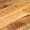 vidaXL Tischplatte 140x60x2,5 cm Oval Raues Massives Mangoholz