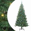 vidaXL Weihnachtsbaum mit 300 LEDs mit St&auml;nder Gr&uuml;n 240 cm PVC