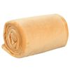 vidaXL Decke Gelb 150x200 cm Polyester
