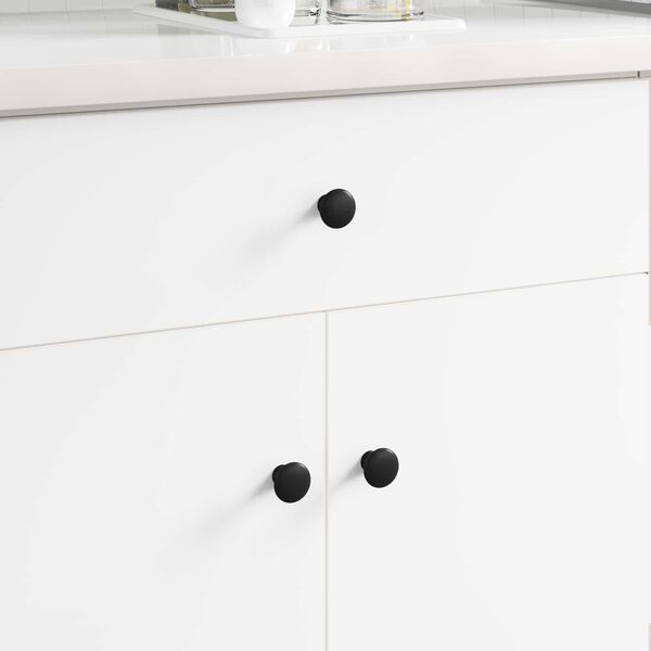 vidaXL Griff 1461 pcs Schwarz &Oslash;30 mm Aluminium