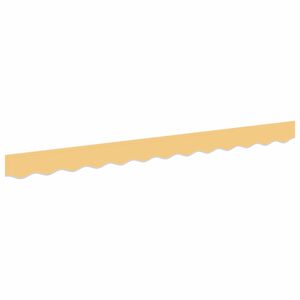 vidaXL Markisensch&uuml;rzen-Ersatz Sand 381 x 20 cm Polyester