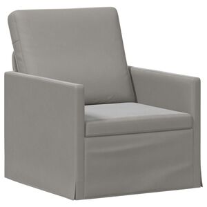 vidaXL Einzelsofa Hellgrau 70 x 81 x 82 cm Samt (V)