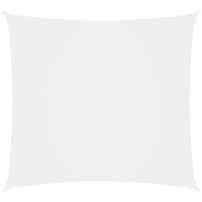 vidaXL Sonnensegel Oxford-Gewebe Quadratisch 6x6 m Weiß
