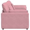 vidaXL Modulares Sofa mit Kissen Rosa