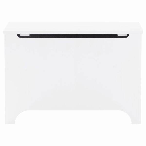 vidaXL Truhe mit Deckel RANA Wei&szlig; 80x49x54 cm Massivholz Kiefer