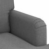 vidaXL Sofa 180cm Dunkelgrau Metall