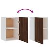 vidaXL Hängeschrank Lyon Braun Eichen-Optik 39,5x31x60 cm Holzwerkstoff