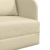 vidaXL Schlafsofa 60cm Creme Stoff