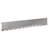 vidaXL Raseneinfassung 30 stk. 102 x 15 x 4 cm Stahl Silber