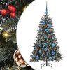 vidaXL K&uuml;nstlicher Weihnachtsbaum Gr&uuml;n 120 cm PVC, Plastik und Stahl
