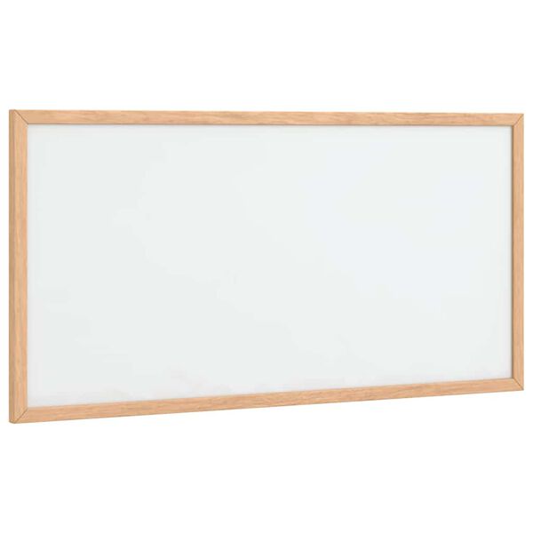 vidaXL Magnetisches Whiteboard mit Rahmen aus massivem Kiefernholz 60 x 30 cm