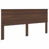 vidaXL Kopfteil mit Kopfteil Braun Eichen-Optik 200 cm Holzwerkstoff