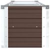 vidaXL Garten-Hochbeet Verzinkter Stahl 320&times;40&times;45 cm Braun