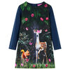 vidaXL Kinderkleid mit Langen &Auml;rmeln Marineblau 104