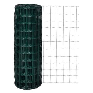 vidaXL Eurozaun Stahl 25 x 1,7 m Gr&uuml;n