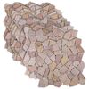 vidaXL Mosaikfliesen Rot 30 x 30 cm Marmor