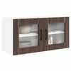 vidaXL K&uuml;chenschrank Braun Eichen-Optik 80 x 31 x 40 cm Holzwerkstoff