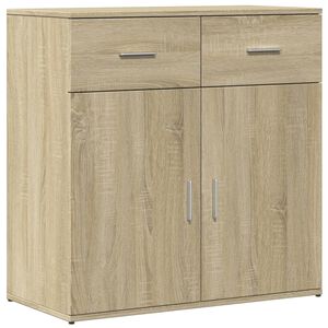 vidaXL Sideboard Sonoma-Eiche 79x38x80 cm Holzwerkstoff