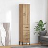 vidaXL Highboard Artisan-Eiche 34,5 x 34 x 180 cm Holzwerkstoff