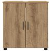 vidaXL Badezimmerschrank mit Speicher Artisan-Eiche 61 x 35 x 64 cm