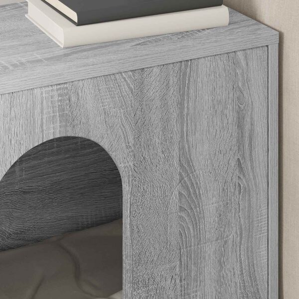 vidaXL Katzenhaus Graues Sonoma 51 x 30 x 52 cm Holzwerkstoff