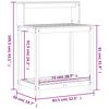 vidaXL Pflanztisch Ablagen 82,5x50x109,5 cm Impr&auml;gniertes Kiefernholz