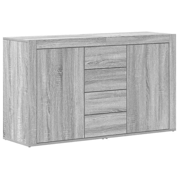 vidaXL Sideboard Graues Sonoma 120 x 36 x 69 cm Holzwerkstoff