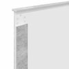 vidaXL Bettrahmen mit Kopfteil Beton Grau 90 x 190 cm Ingenieurs Holz