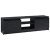 vidaXL TV-Schrank Hochglanz-Schwarz 120&times;30&times;35,5 cm Holzwerkstoff