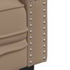 vidaXL 3-tlg. Chesterfield-Sofa-Set Cappuccino Kunstleder