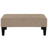 vidaXL Hocker Taupe Mikrofasergewebe