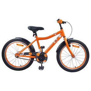 vidaXL Kinderfahrrad 18 Zoll f&uuml;r 5-7 Jahre alt Orange