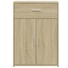 vidaXL Sideboards 2 Stk. Sonoma-Eiche 60x30x84 cm Holzwerkstoff