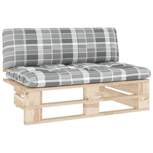 vidaXL Outdoor-Mittelsofa Paletten Imprägniertes Kiefernholz