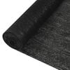 vidaXL Zaunblende Schwarz 1,2x50 m HDPE 195 g/m&sup2;
