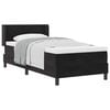 vidaXL Boxspringbett mit Kopfteil Schwarz 190 x 90 cm Samt
