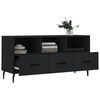vidaXL TV-Schrank Schwarz 102x36x50 cm Holzwerkstoff