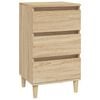 vidaXL Nachttisch Sonoma-Eiche 40x35x70 cm Holzwerkstoff