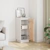 vidaXL Sideboard Weiß 31,5x34x75 cm Massivholz Kiefer