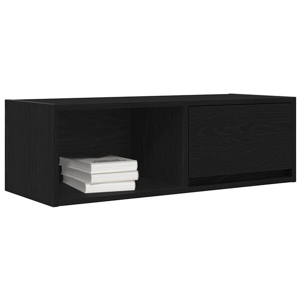 vidaXL TV-Schr&auml;nke 2 Stk. Schwarz Eichen-Optik 80x31x25,5 cm