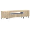 vidaXL LED-TV-Schrank HAARLEM 153 x 35 x 43 cm Sonoma-Eiche