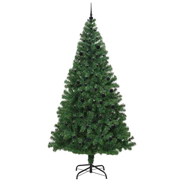 vidaXL K&uuml;nstlicher Weihnachtsbaum mit 300 LEDs mit St&auml;nder Gr&uuml;n 240 cm