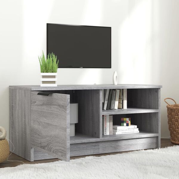 vidaXL TV-Schrank Grau Sonoma 80x35x36,5 cm Holzwerkstoff