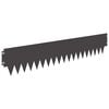 vidaXL Raseneinfassung 20 pcs 103 x 20 cm Metall Schwarz
