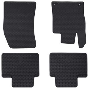 vidaXL Autofu&szlig;matte 4 pcs Schwarz Geeignet f&uuml;r 308 SW 2021- Gummi